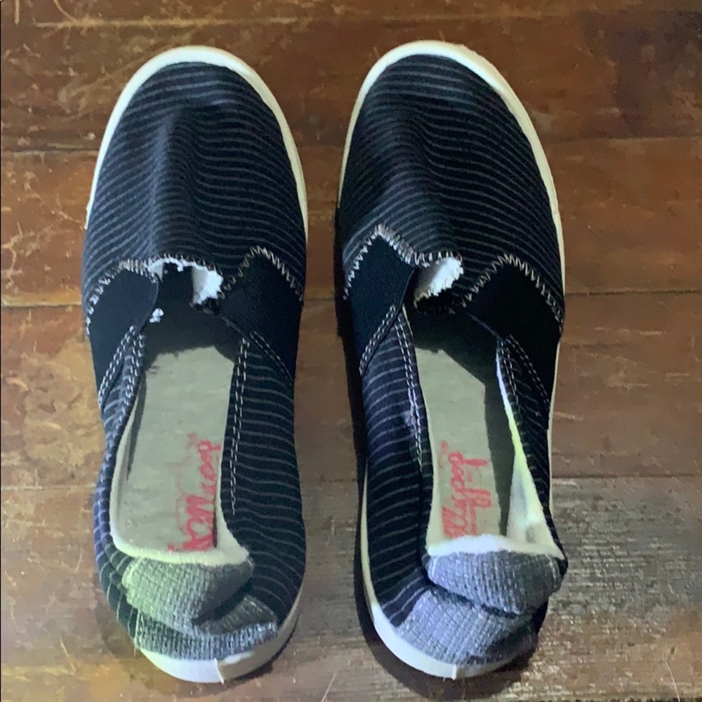Black slip on shoe